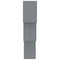 vidaXL - Wandschappen - kubus - 68x15x68 - cm - bewerkt - hout - grijs