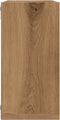 vidaXL - Wandschappen - kubus - 6st - 30x15x30cm - bewerkt - hout - artisanaal - eiken