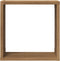 vidaXL - Wandschappen - kubus - 6st - 30x15x30cm - bewerkt - hout - artisanaal - eiken
