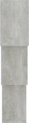 vidaXL - Wandschappen - kubus - 84,5x15x27 - cm - bewerkt - hout - betongrijs