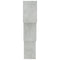 vidaXL - Wandschappen - kubus - 84,5x15x27 - cm - bewerkt - hout - betongrijs