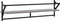 vidaXL - Wandschappen - met - stangen - 2 - st - 100x25x30 - cm - grijs - sonoma - eiken