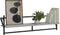 vidaXL - Wandschappen - met - stangen - 2 - st - 100x25x30 - cm - grijs - sonoma - eiken