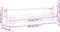 vidaXL - Wandschappen - met - stangen - 2 - st - 100x25x30 - cm - grijs - sonoma - eiken