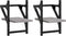 vidaXL - Wandschappen - met - stangen - 2 - st - 20x25x30 - cm - grijs - sonoma - eiken