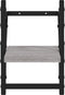 vidaXL - Wandschappen - met - stangen - 2 - st - 20x25x30 - cm - grijs - sonoma - eiken