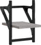 vidaXL - Wandschappen - met - stangen - 2 - st - 20x25x30 - cm - grijs - sonoma - eiken