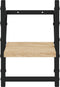 vidaXL - Wandschappen - met - stangen - 2 - st - 20x25x30 - cm - sonoma - eikenkleurig