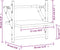 vidaXL - Wandschappen - met - stangen - 2 - st - 30x25x30 - cm - bruin - eikenkleur