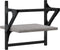vidaXL - Wandschappen - met - stangen - 2 - st - 30x25x30 - cm - grijs - sonoma - eiken