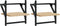 vidaXL - Wandschappen - met - stangen - 2 - st - 30x25x30 - cm - sonoma - eikenkleurig