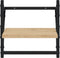 vidaXL - Wandschappen - met - stangen - 2 - st - 30x25x30 - cm - sonoma - eikenkleurig