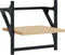vidaXL - Wandschappen - met - stangen - 2 - st - 30x25x30 - cm - sonoma - eikenkleurig