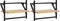vidaXL - Wandschappen - met - stangen - 2 - st - 40x25x30 - cm - sonoma - eikenkleurig