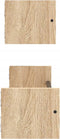 vidaXL - Wandschappen - met - stangen - 2 - st - 60x16x14 - cm - sonoma - eikenkleurig