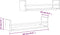 vidaXL - Wandschappen - met - stangen - 2 - st - 60x16x14 - cm - gerookt - eikenkleurig