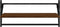 vidaXL - Wandschappen - met - stangen - 2 - st - 65x25x30 - cm - bruin - eikenkleur