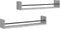 vidaXL - Wandschappen - met - stangen - 2 - st - 80x16x14 - cm - grijs - sonoma