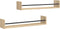 vidaXL - Wandschappen - met - stangen - 2 - st - 80x16x14 - cm - Sonoma - eikenkleurig