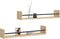 vidaXL - Wandschappen - met - stangen - 2 - st - 80x16x14 - cm - Sonoma - eikenkleurig