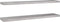 vidaXL - Wandschappen - zwevend - 2 - st - 120x23,5x3,8 - cm - MDF - betongrijs