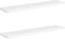 vidaXL - Wandschappen - zwevend - 2 - st - 120x23,5x3,8 - cm - MDF - wit