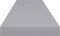 vidaXL - Wandschappen - zwevend - 2 - st - 120x23,5x3,8 - cm - MDF - grijs