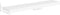 vidaXL - Wandschappen - zwevend - 2 - st - 120x23,5x3,8 - cm - MDF - wit