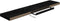 vidaXL - Wandschappen - zwevend - 2 - st - 120x23,5x3,8 - cm - MDF - hoogglans - zwart