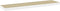 vidaXL - Wandschappen - zwevend - 2 - st - 120x23,5x3,8 - cm - MDF - eikenkleurig - wit