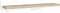 vidaXL - Wandschappen - zwevend - 2 - st - 120x23,5x3,8 - cm - MDF - eikenkleurig