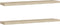 vidaXL - Wandschappen - zwevend - 2 - st - 120x23,5x3,8 - cm - MDF - eikenkleurig