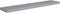 vidaXL - Wandschappen - zwevend - 2 - st - 120x23,5x3,8 - cm - MDF - grijs