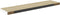vidaXL - Wandschappen - zwevend - 2 - st - 120x23,5x3,8 - cm - MDF - eikenkleurig - wit