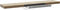 vidaXL - Wandschappen - zwevend - 2 - st - 120x23,5x3,8 - cm - MDF - eikenkleurig