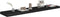vidaXL - Wandschappen - zwevend - 2 - st - 120x23,5x3,8 - cm - MDF - zwart
