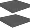 vidaXL - Wandschappen - zwevend - 2 - st - 23x23,5x3,8 - cm - MDF - hoogglans - grijs