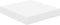 vidaXL - Wandschappen - zwevend - 2 - st - 23x23,5x3,8 - cm - MDF - eikenkleurig - wit