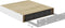 vidaXL - Wandschappen - zwevend - 2 - st - 23x23,5x3,8 - cm - MDF - eikenkleurig - wit