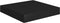 vidaXL - Wandschappen - zwevend - 2 - st - 23x23,5x3,8 - cm - MDF - zwart