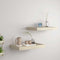 vidaXL - Wandschappen - zwevend - 2 - st - 40x23x3,8 - cm - MDF - eikenkleurig