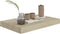 vidaXL - Wandschappen - zwevend - 2 - st - 40x23x3,8 - cm - MDF - eikenkleurig