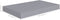 vidaXL - Wandschappen - zwevend - 2 - st - 40x23x3,8 - cm - MDF - grijs