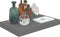vidaXL - Wandschappen - zwevend - 2 - st - 40x23x3,8 - cm - MDF - hoogglans - grijs
