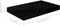 vidaXL - Wandschappen - zwevend - 2 - st - 40x23x3,8 - cm - MDF - hoogglans - zwart