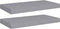 vidaXL - Wandschappen - zwevend - 2 - st - 50x23x3,8 - cm - MDF - grijs