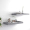 vidaXL - Wandschappen - zwevend - 2 - st - 50x23x3,8 - cm - MDF - grijs