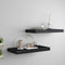 vidaXL - Wandschappen - zwevend - 2 - st - 50x23x3,8 - cm - MDF - zwart