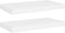 vidaXL - Wandschappen - zwevend - 2 - st - 50x23x3,8 - cm - MDF - wit