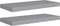 vidaXL - Wandschappen - zwevend - 2 - st - 60x23,5x3,8 - cm - MDF - grijs